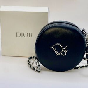 VIP Dior Black Round Crossbody